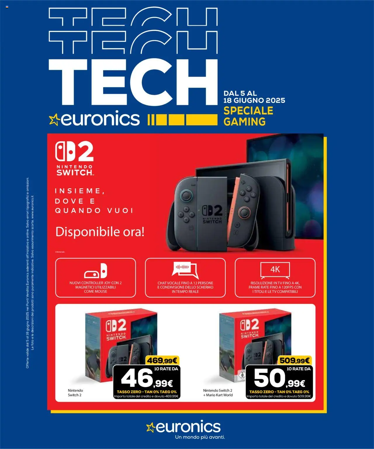Volantino Euronics del 05.06.2025 | Pagina: 18 | Prodotti: Schermo, Mouse, TV