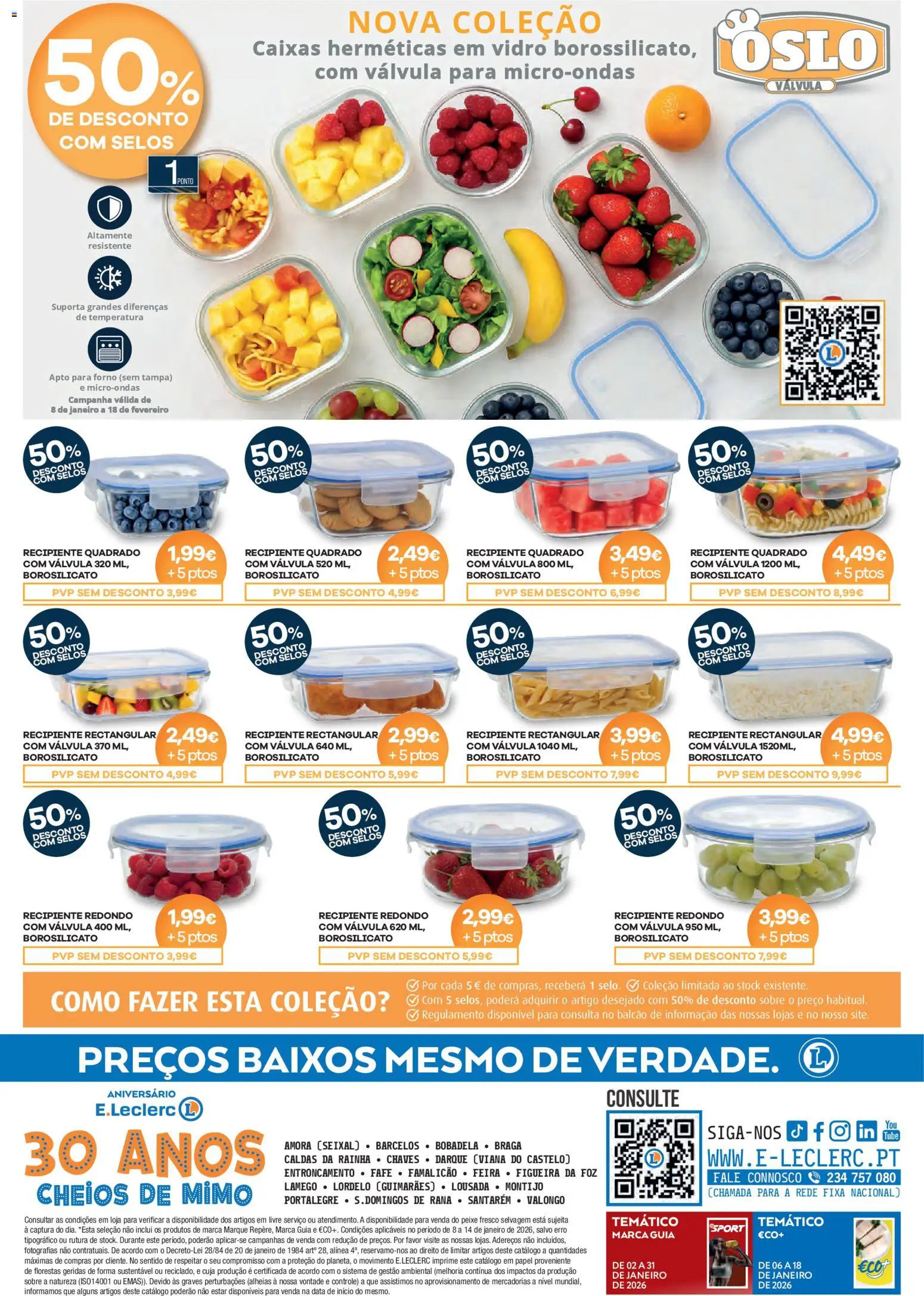 E.Leclerc folheto │ válido de 08.01.2026 | Página: 32 | Produtos: Forno, Microondas, Peixe