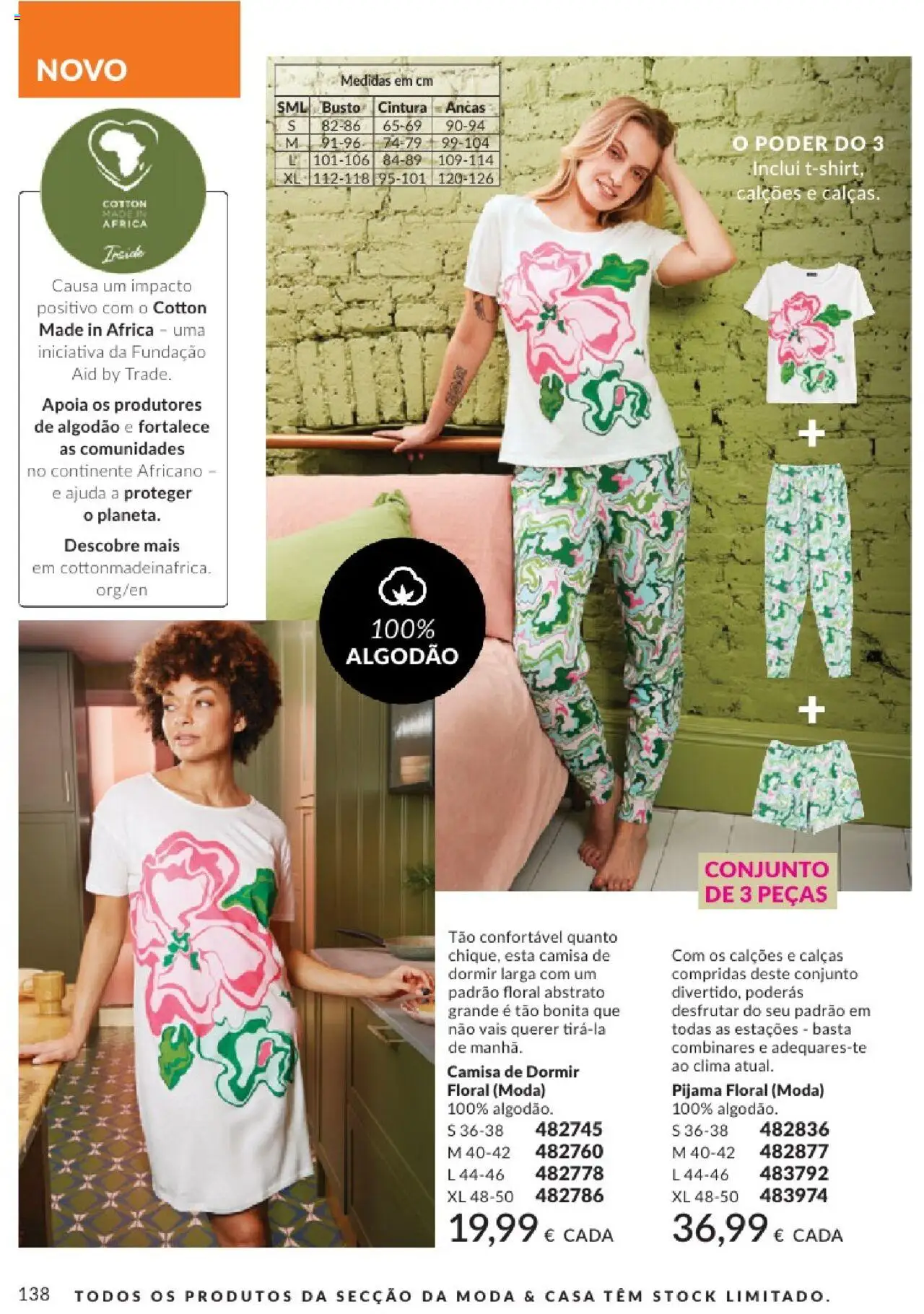Catálogo Avon Campanha 8 │ válido de 01.08.2025 | Página: 138 | Produtos: Algodão, Calças, Calções, Camisa
