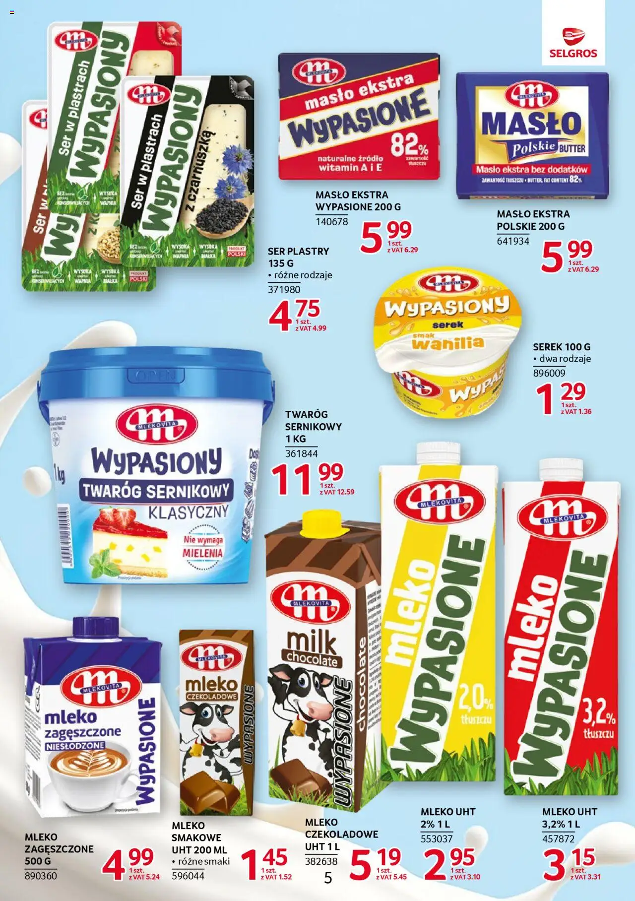 Selgros cash&carry Gazetka - Markowe produkty od 23.10.2025 | Strona: 5 | Produkty: Czarnuszka, Serek, Ser, Twaróg