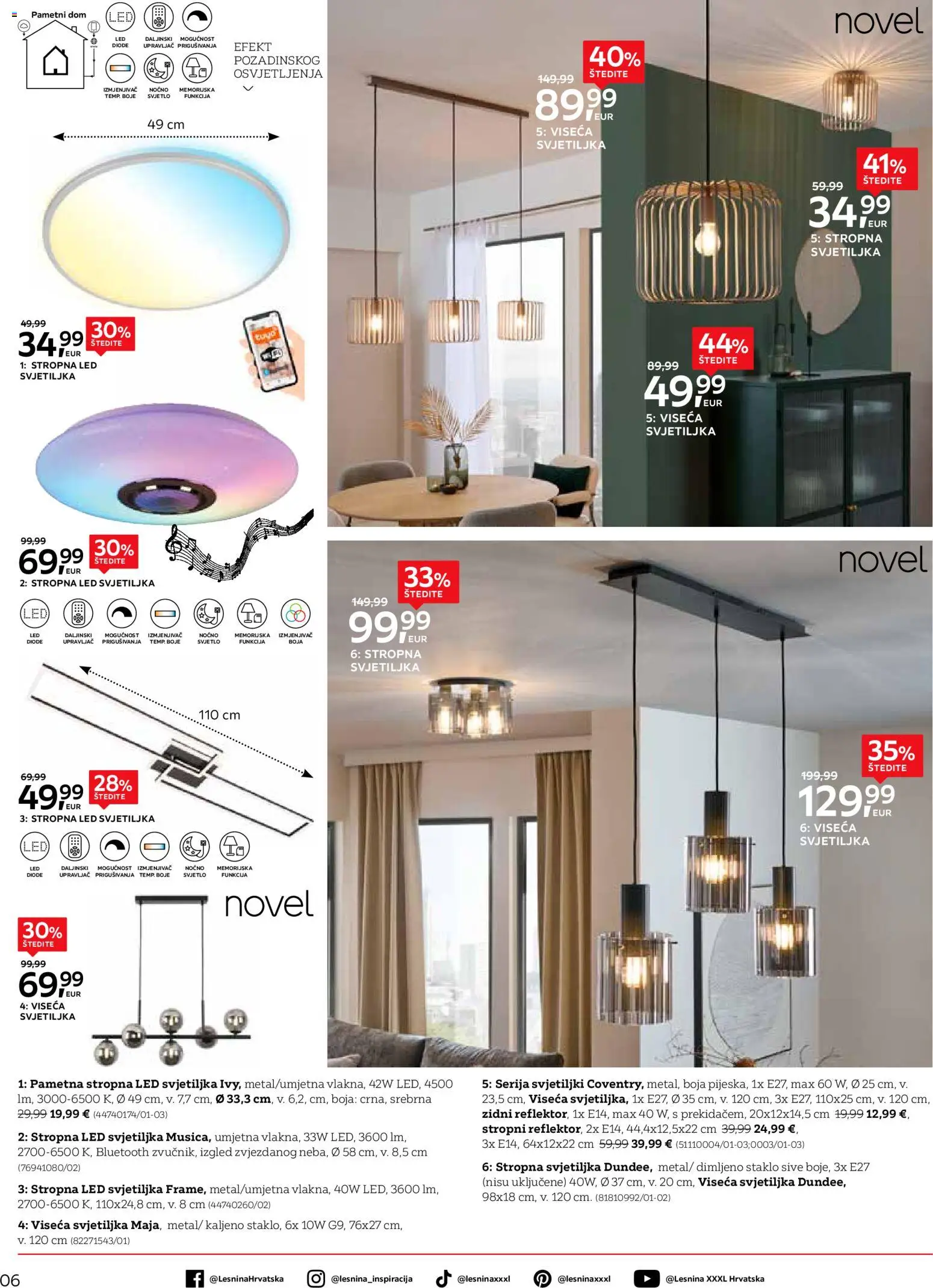 Lesnina katalog | vrijedi od 24.02.2026 | Stranica: 6 | Proizvodi: Svjetiljka