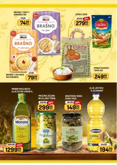 Aman katalog Dobar komšija - pregled Aman kataloga - važi od 02.04.2026 | Strana: 10 | Proizvode: Krastavac, Masline, Monini, Pirinač