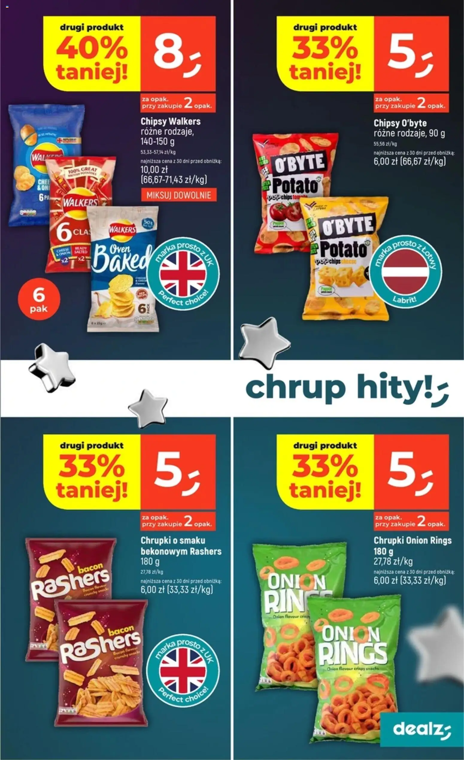 Dealz Gazetka od 27.12.2025 | Strona: 3 | Produkty: Chipsy, Chrupki