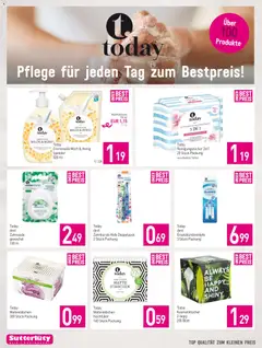 Sutterlüty Flugblatt ab 08.01.2026 gültig | Seite: 18 | Produkte: Milch, Zahnbürste, Reinigungstücher