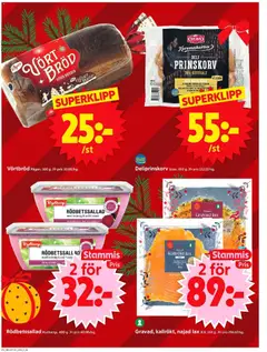 ICA Supermarket - Hjärnarp - Förhandsvisning av reklamblad från butik ICA Supermarket aktuell från 15.12.2025 | Sida: 2 | Produkter: Köttbullar, Prinskorv, Lax, Bröd