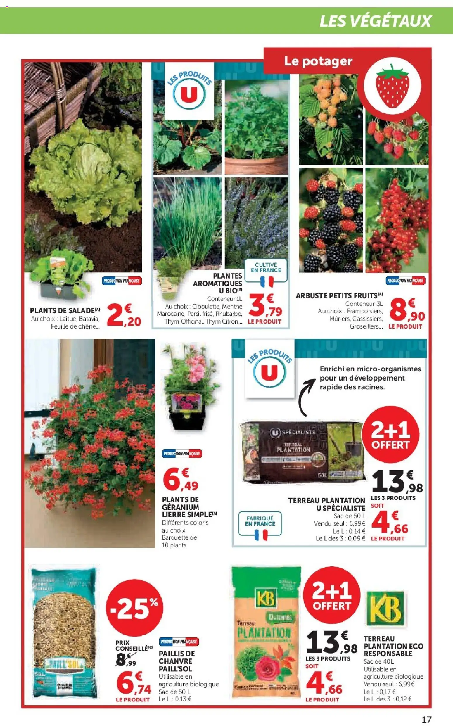 {H1} | Page: 17 | Produits: Le potager, Menthe, Plantes, Persil