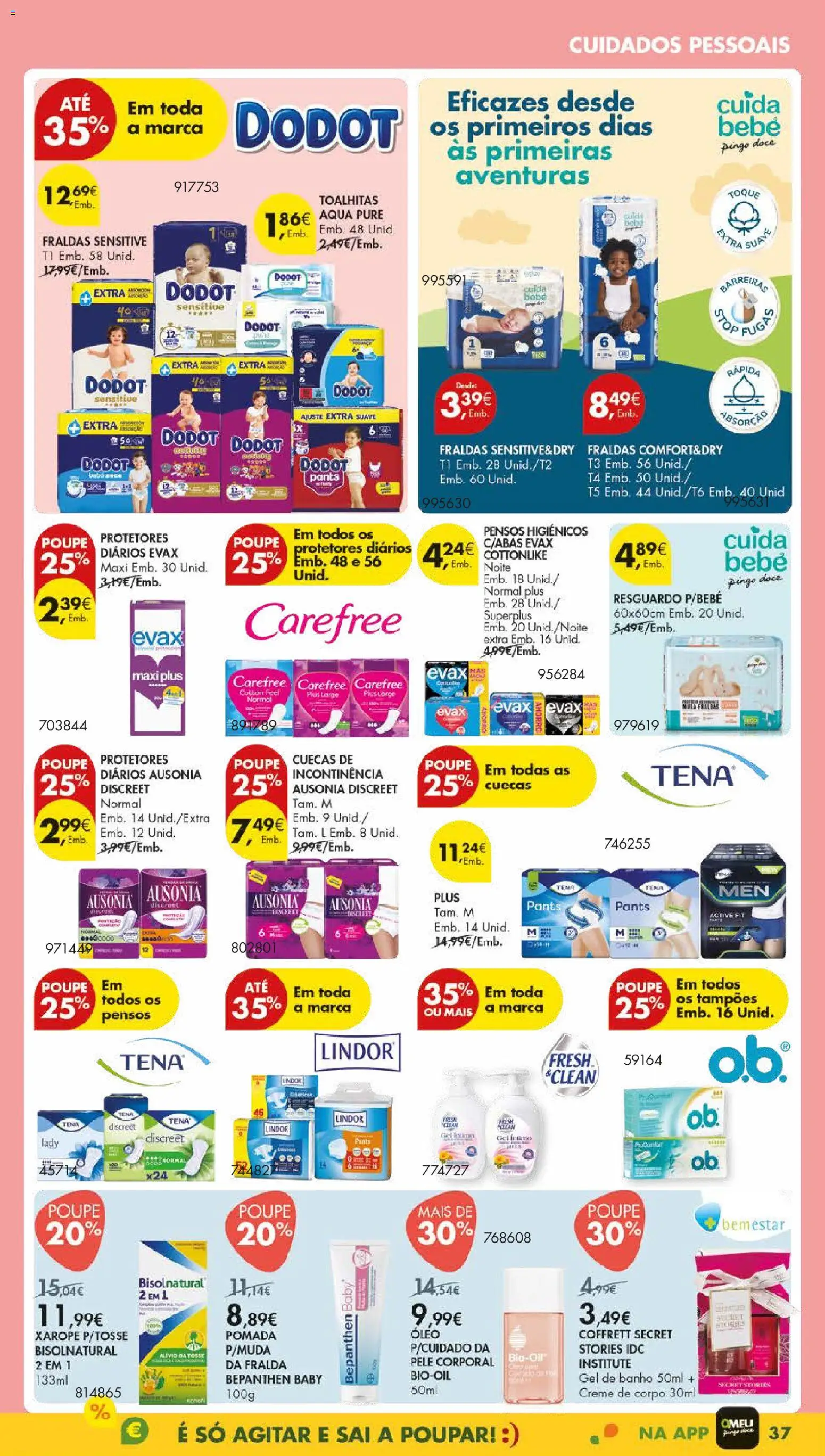 Pingo Doce folheto │ válido de 11.11.2025 | Página: 47 | Produtos: Fraldas, Gel de banho, Banho, Xarope