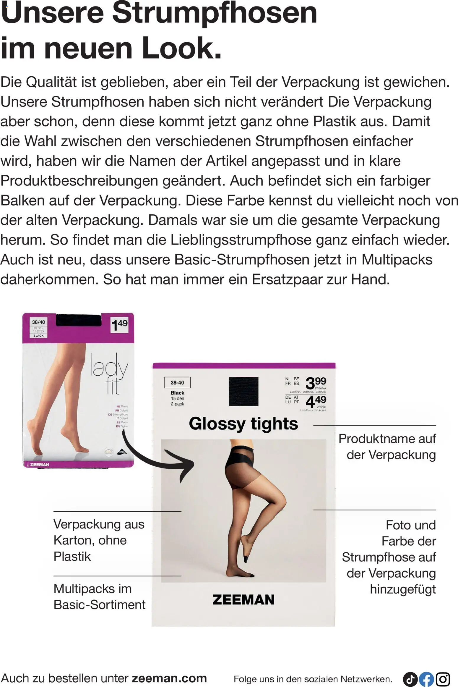 Zeeman Prospekt 	 – gültig ab 10.01.2026 | Seite: 28 | Produkte: Strumpfhose