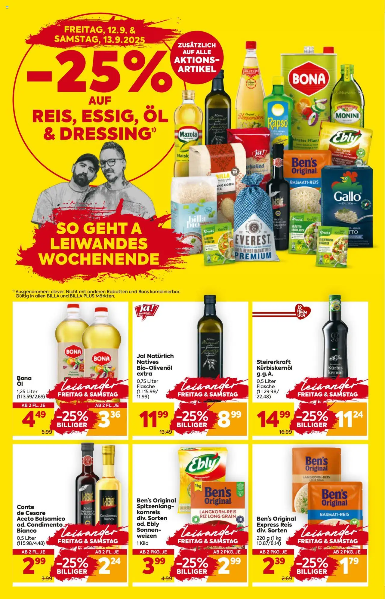 Billa AT akciós ujság - amely érvényes a következő dátumtól: 11.09.2025 | Oldal: 2 | Termékek: Só