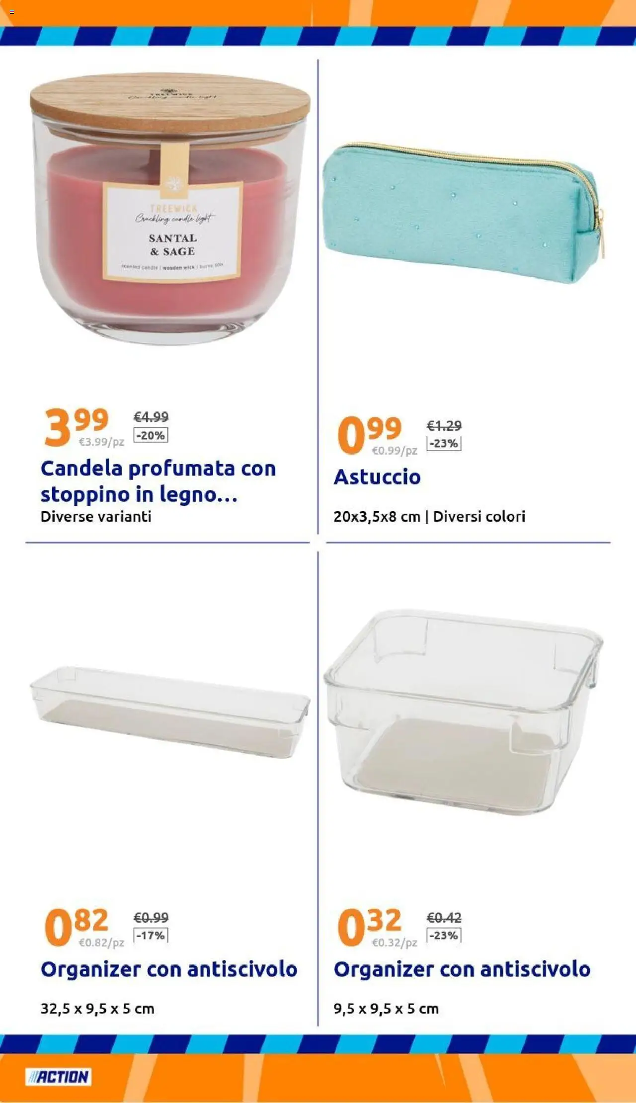 Volantino Action del 24.09.2025 | Pagina: 32 | Prodotti: Astuccio, Candela