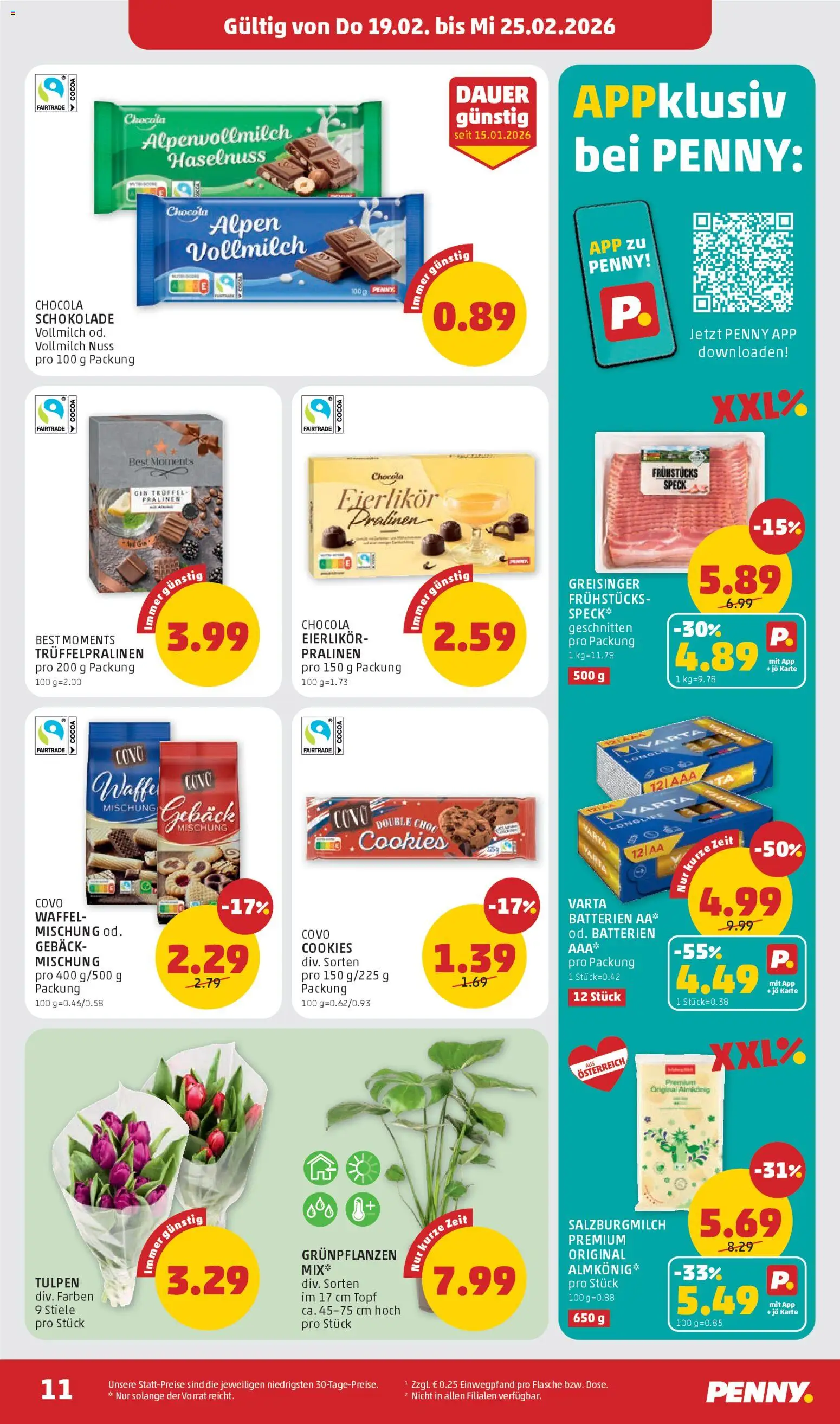 Penny Markt Flugblatt gültig ab 19.02.2026 | Seite: 11 | Produkte: Gin, Schokolade