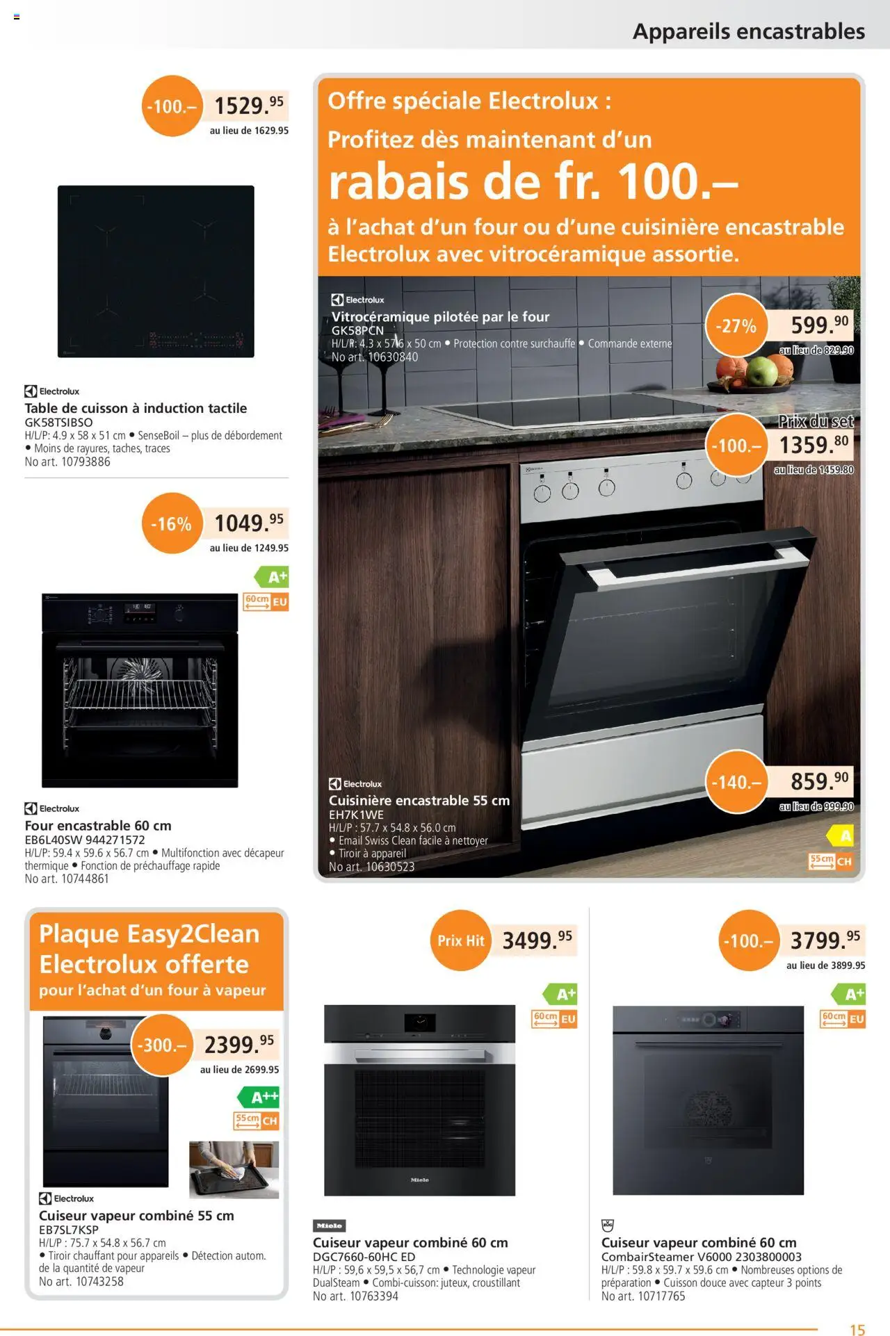 Fust Aktionen FR – gültig ab 20.10.2025 | Seite: 15 | Produkte: Miele