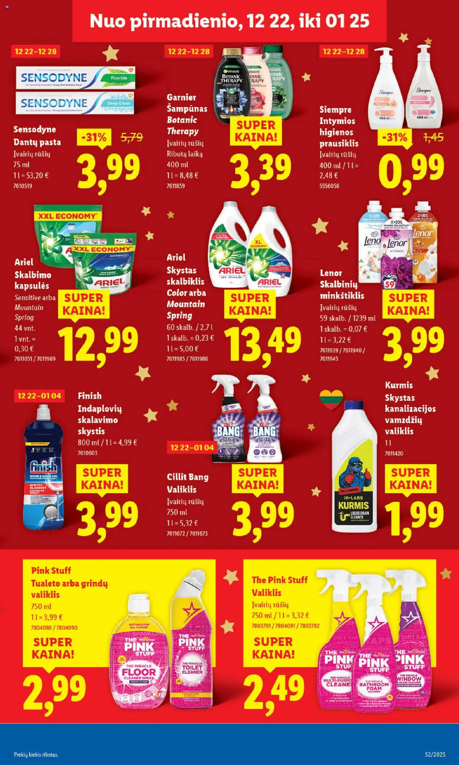 LIDL akcijos nuo 26.12.2025 | Puslapis: 45 | Prekių: Šampūnas, Prausiklis