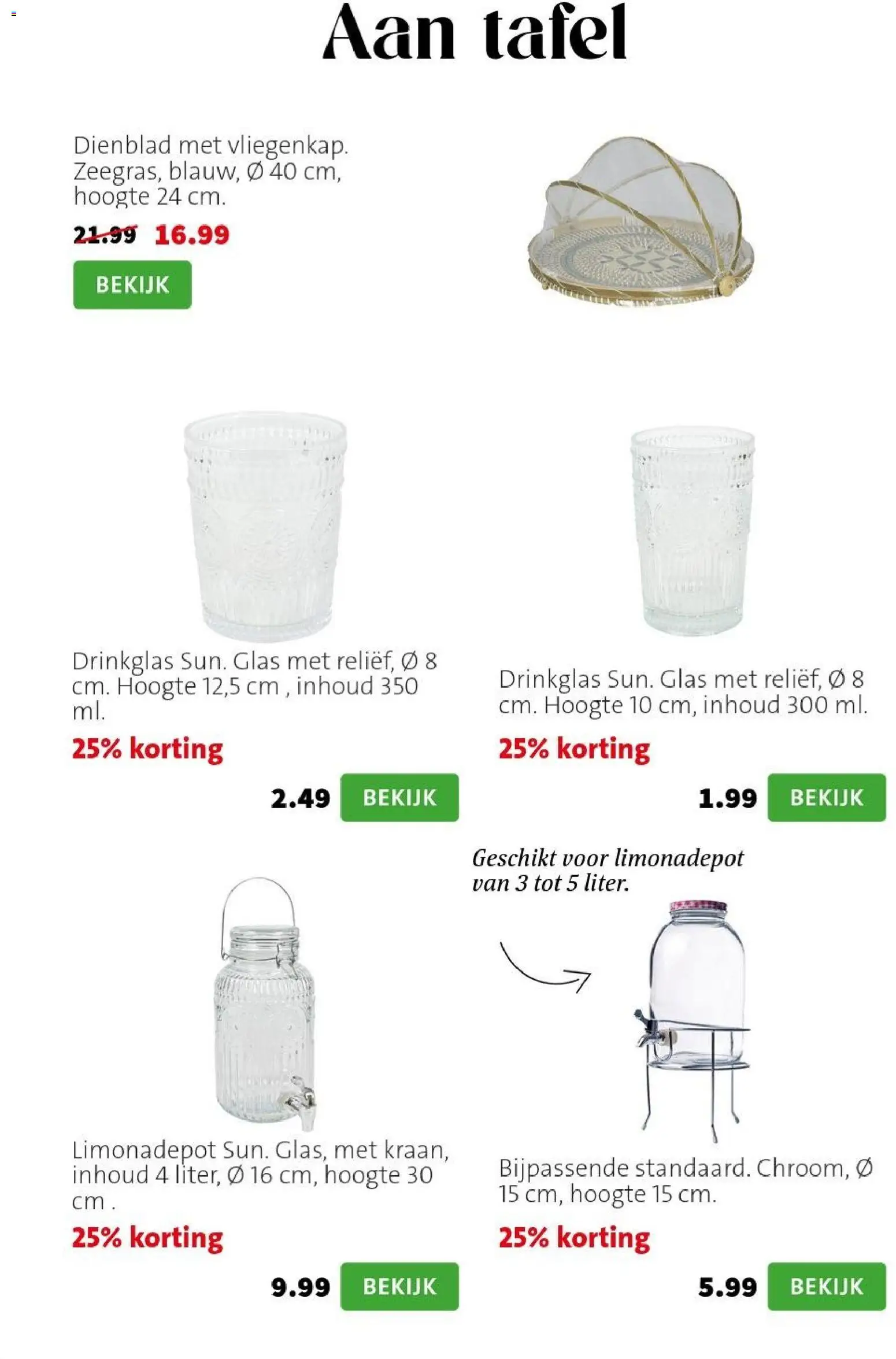{H1} | Pagina: 12 | Producten: Dienblad, Tafel