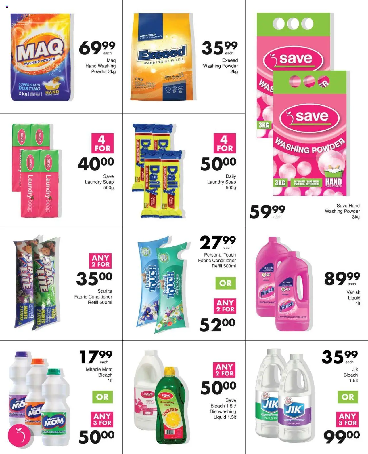 Save Specials │ valid from 14.08.2025 | Page: 69 | Products: Bleach, Powder, Conditioner, Lemon