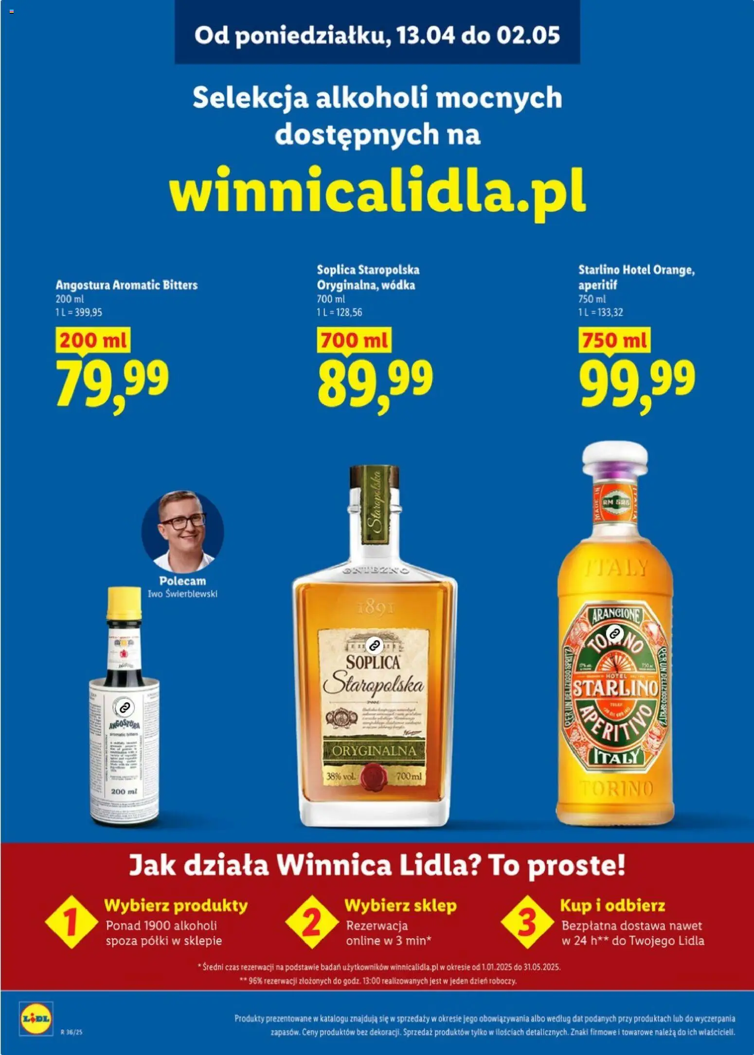 Lidl Katalog alkoholi mocnych od 13.04.2026 | Strona: 27 | Produkty: Vodka, Wódka