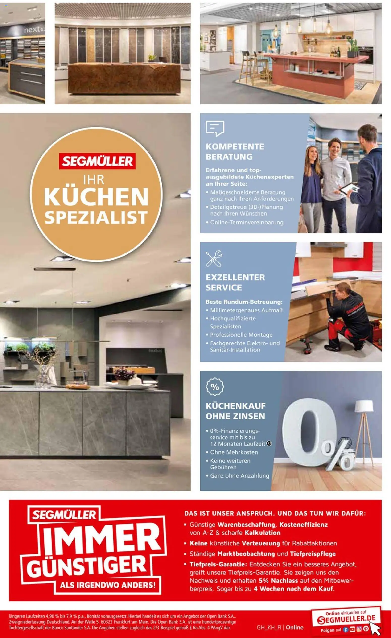 Segmüller Küchen Spezial – gültig ab 20.12.2025 | Seite: 3 | Produkte: Top, Kuchen