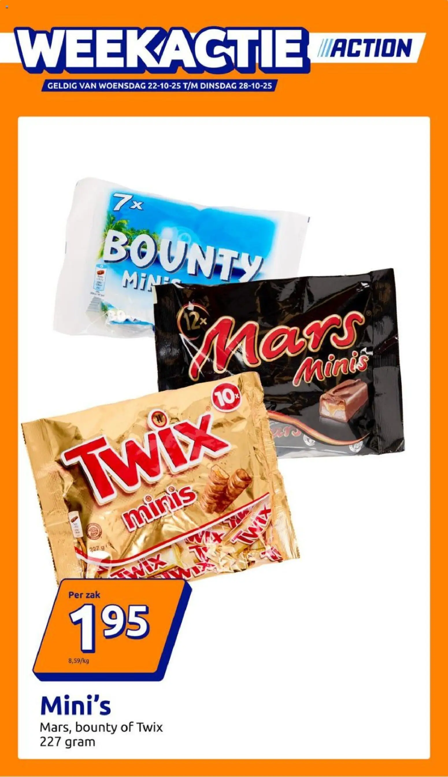 {H1} | Pagina: 1 | Producten: Zak, Mars, Twix