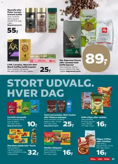 Super Brugsen tilbudsavis – gyldig fra 12.09.2025 | Side: 24 | Produkter: Chips, Nødder, Mandler, Instant Kaffe
