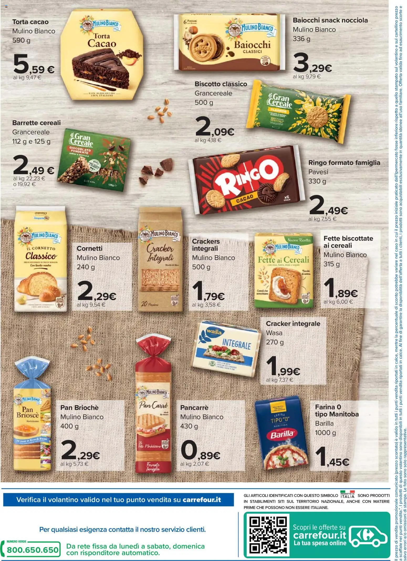 Volantino Carrefour del 17.11.2025 | Pagina: 2 | Prodotti: Cioccolato, Crackers, Scaffale, Cacao