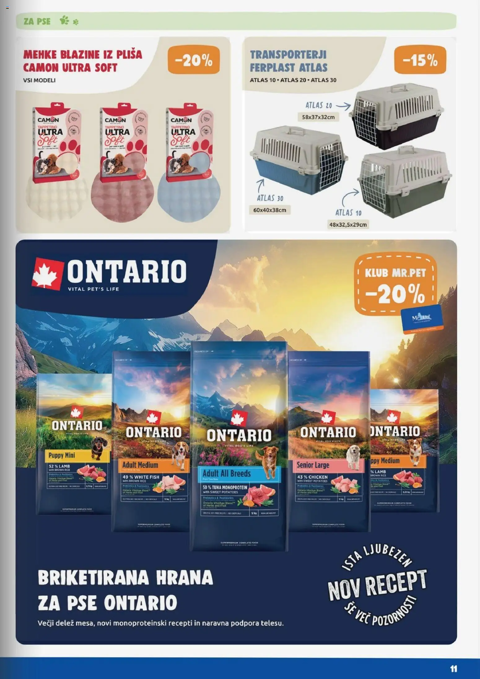 Novi Mr. Pet katalog ponudbe – veljaven od 01.11.2025 | Stran: 11 | Izdelki: Hrana za pse, Tuna