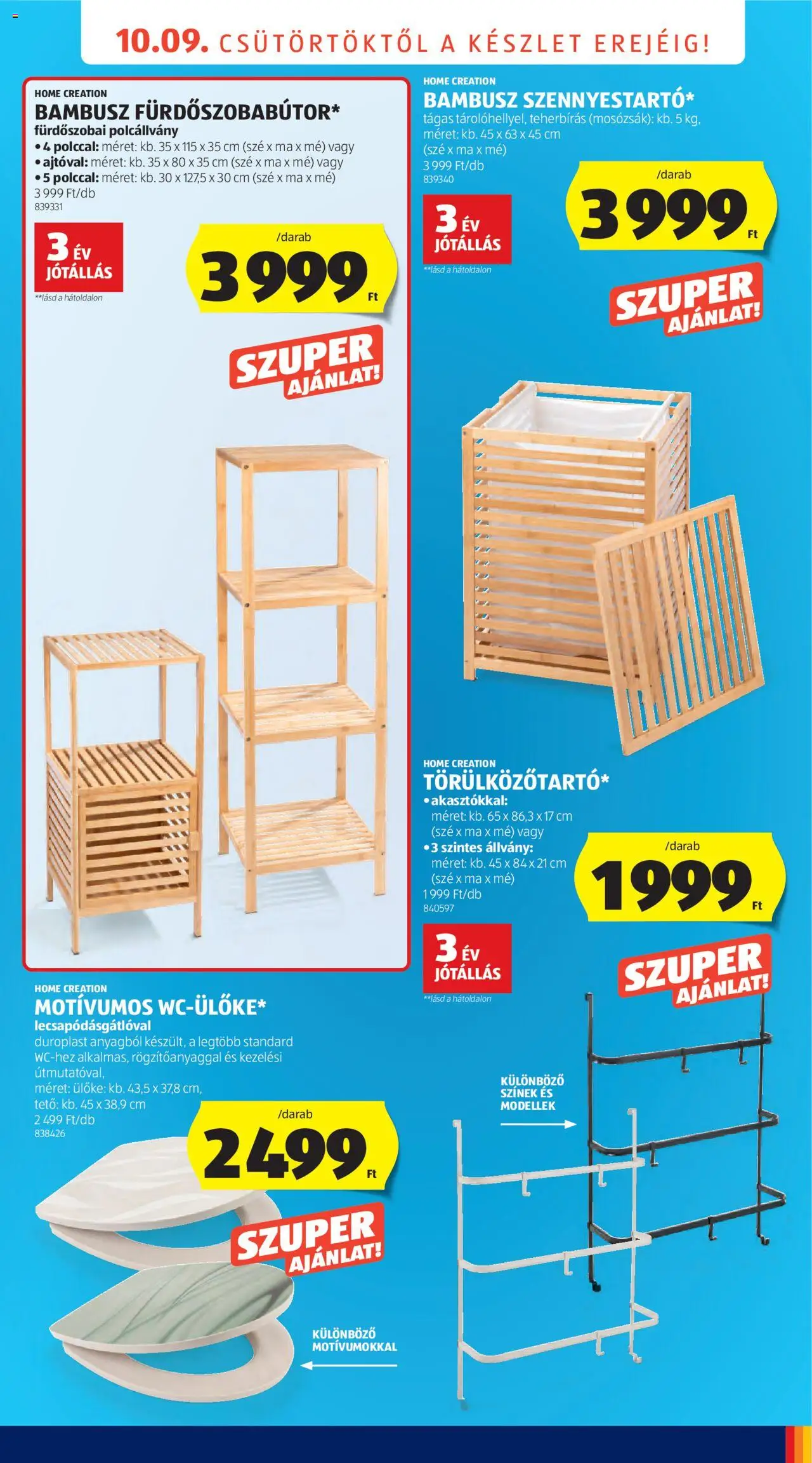 Aldi akciós ujság - amely érvényes a következő dátumtól: 09.10.2025 | Oldal: 13 | Termékek: Ülőke