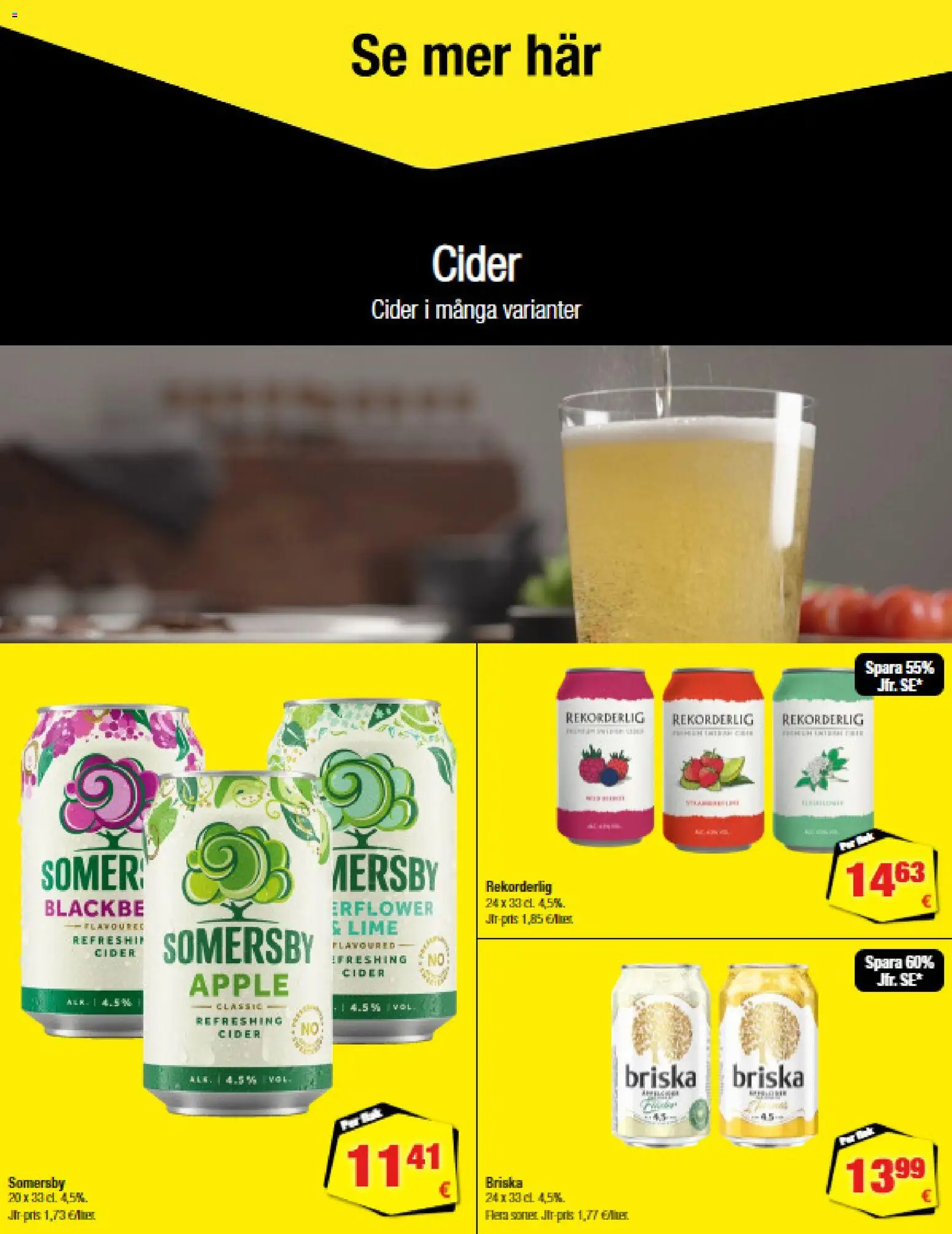 Calle tilbudsavis – gyldig fra 02.01.2026 | Side: 25 | Produkter: Cider, Lime