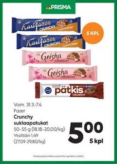 Prisma-mainoslehti voimassa 31.03.2026 alkaen