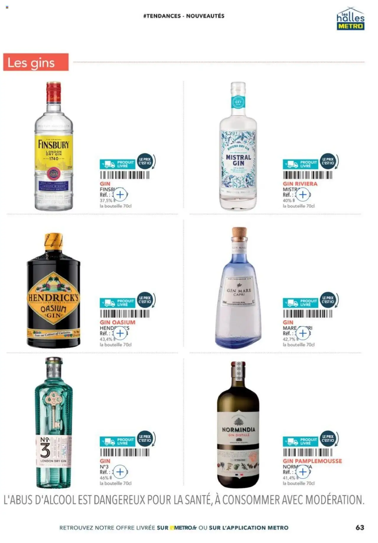 {H1} | Page: 63 | Produits: Pamplemousse, Gin, Livre