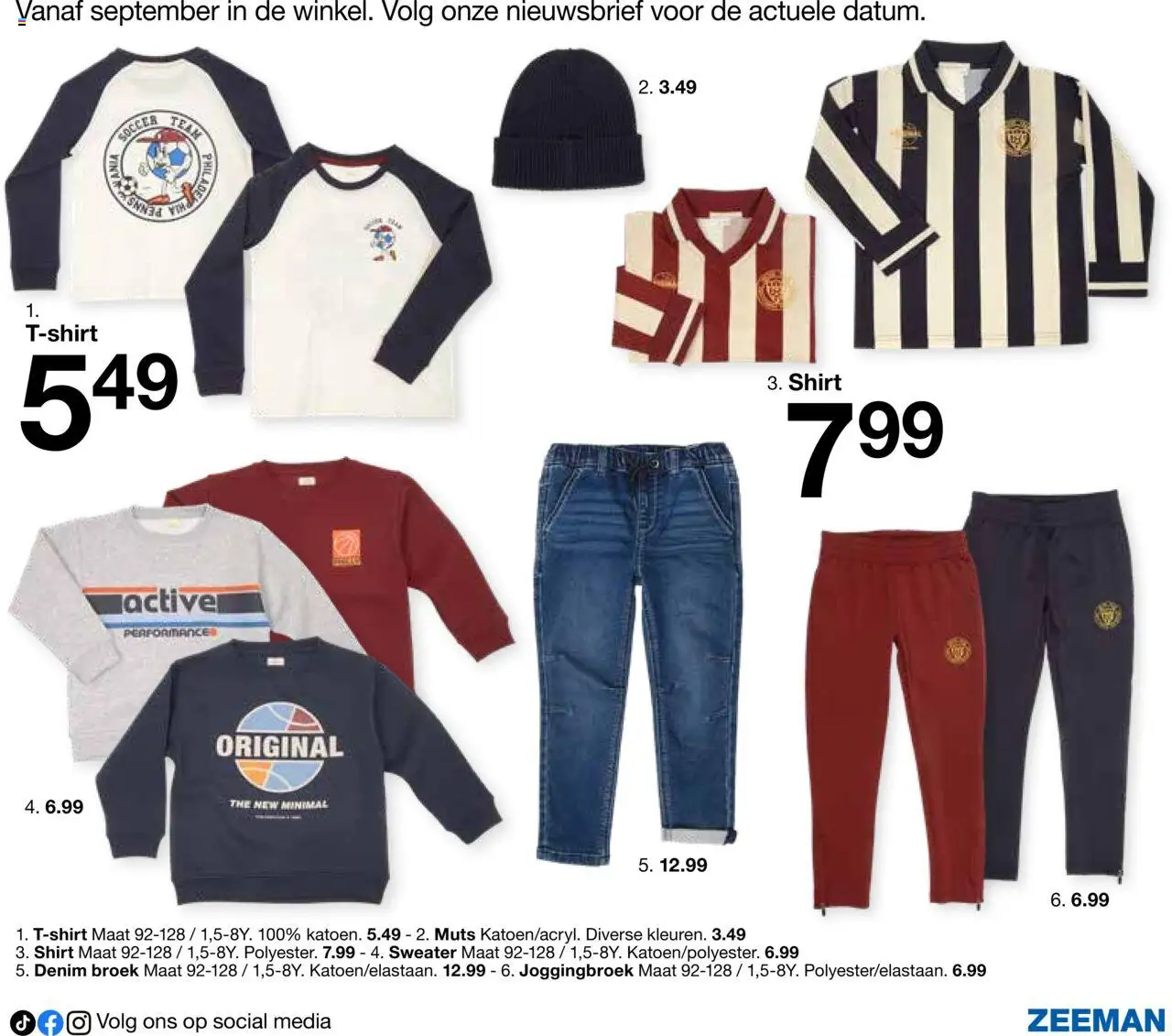  | Pagina: 35 | Producten: Sweater, Shirt, Broek