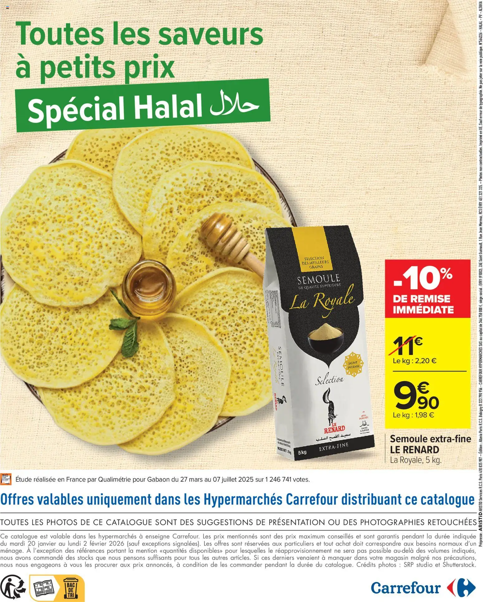 {H1} | Page: 16 | Produits: Poids, Semoule