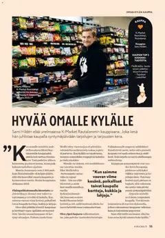 K-Supermarket-mainoslehti voimassa 06.05.2026 alkaen | Sivu: 55 | Tuotteet: Vadelma, Voi