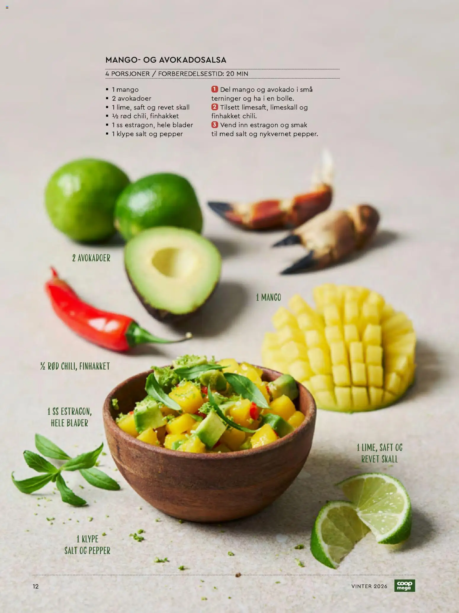 {H1} | Side: 12 | Produkter: Saft, Avokado, Суміш дитяча, Mango