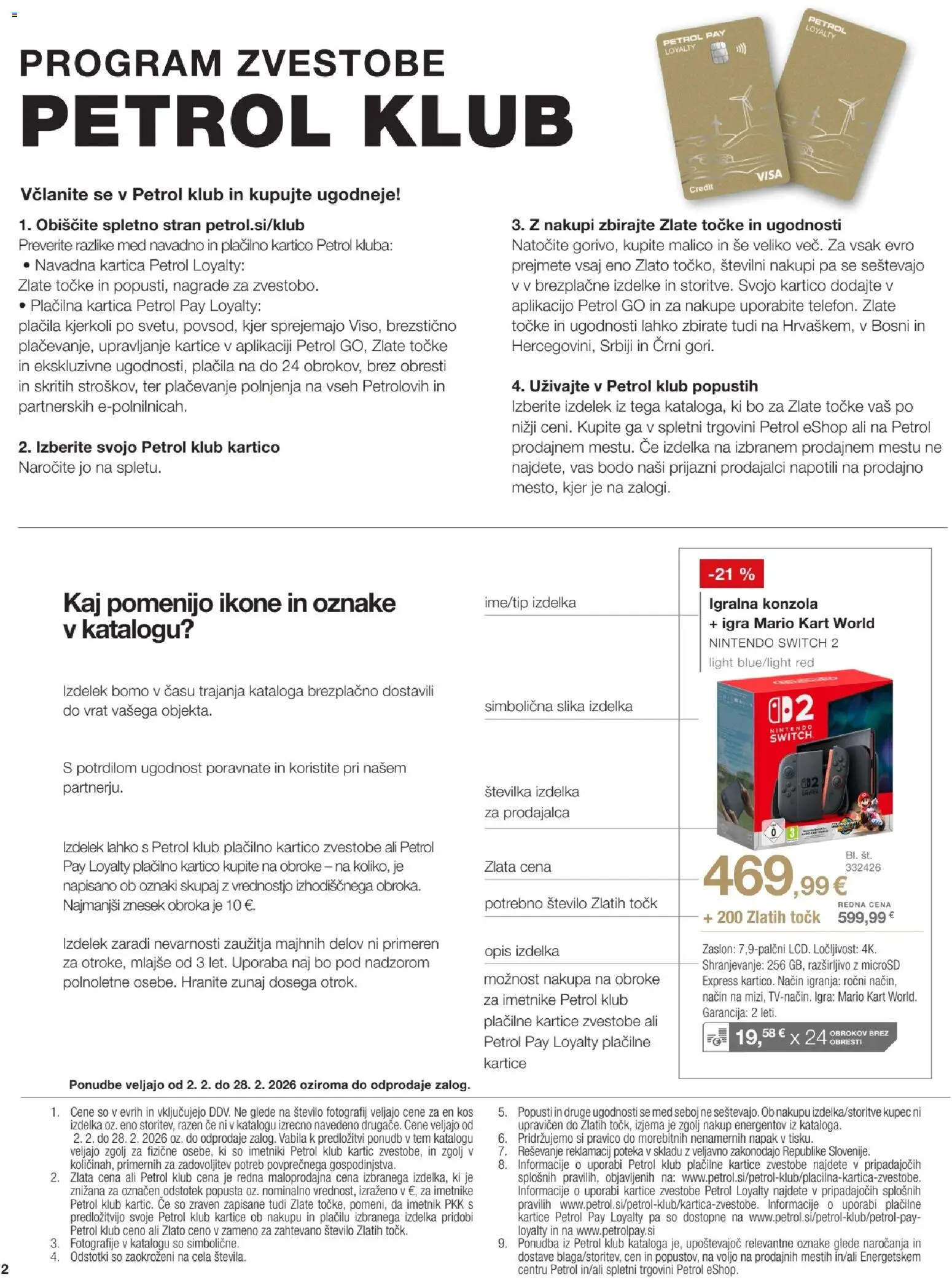 Novi Petrol katalog ponudbe – veljaven od 02.02.2026 | Stran: 2 | Izdelki: Igralna konzola, Igra, Kos