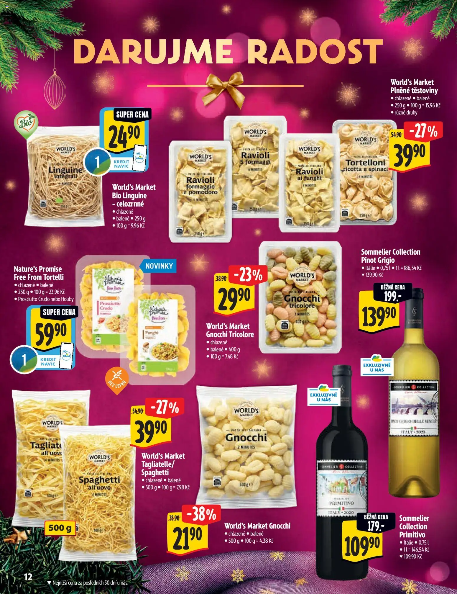 Albert katalog - Hypermarket od 29.10.2025 | Strana: 12 | Produkty: Ricotta, Primitivo, Pinot Grigio, Crudo