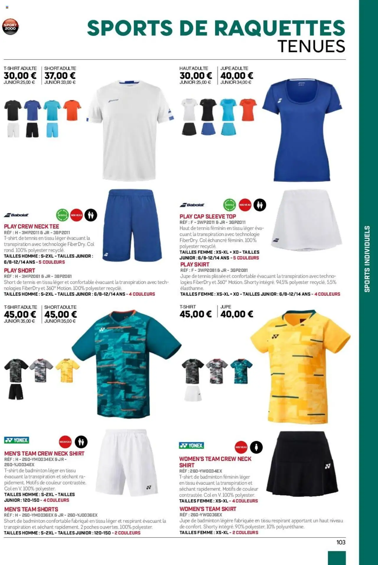  | Page: 103 | Produits: Jupe, Shorts