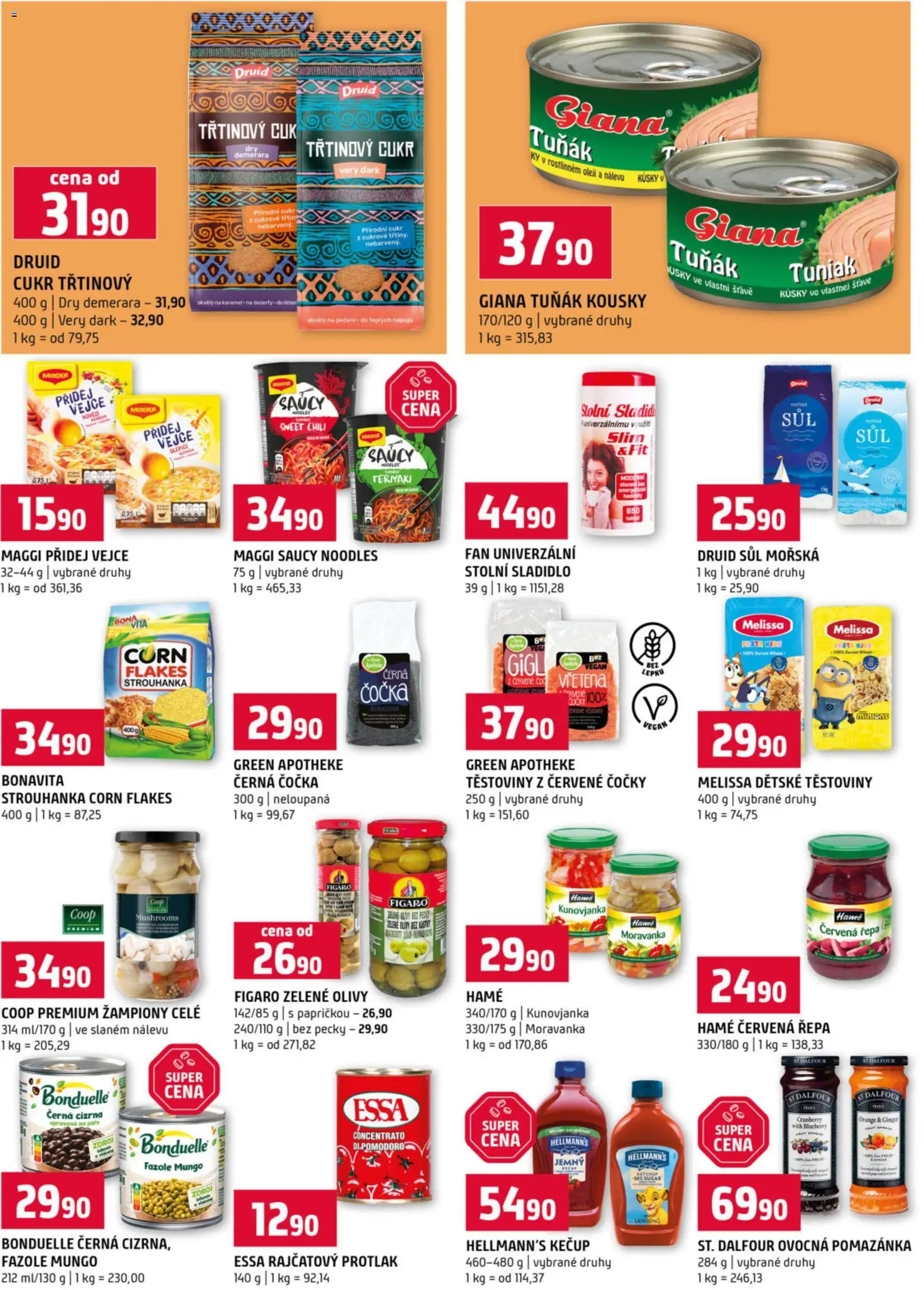 Terno leták od 25.02.2026 | Strana: 10 | Produkty: Červená řepa, Hellmann's kečup, Strouhanka, Sladidlo