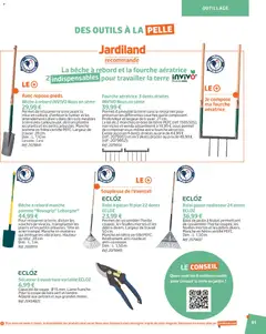 Jardiland - Prévisualisation de Jardiland catalogue printemps - été valide à partir de 27.02.2026 | Page: 91 | Produits: Couches, Gazon, Balai, Sécateur