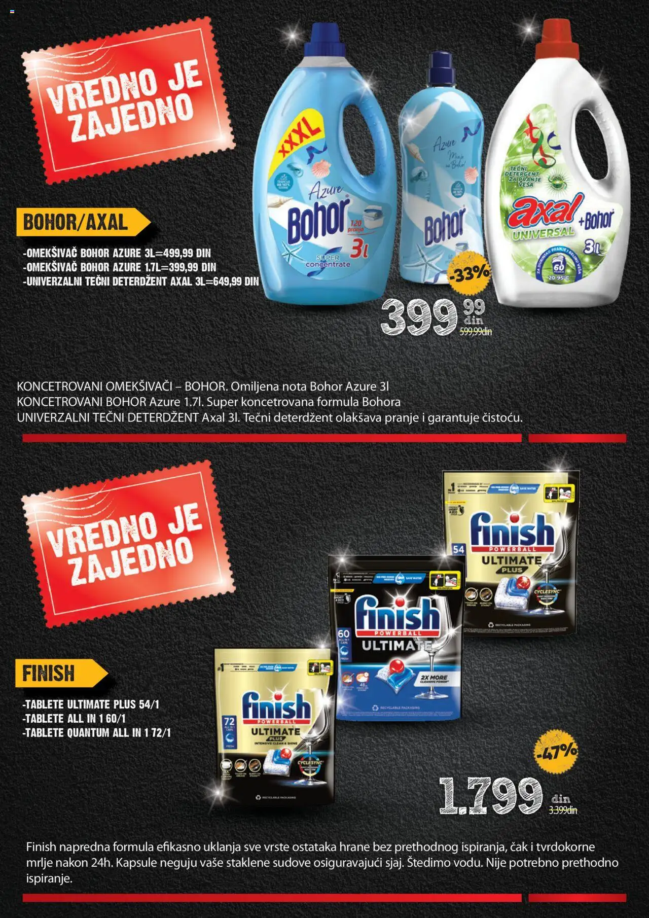 Idea katalog - važi od 24.07.2025 | Strana: 19 | Proizvode: Deterdžent, Tečni deterdžent, Kapsule, Finish