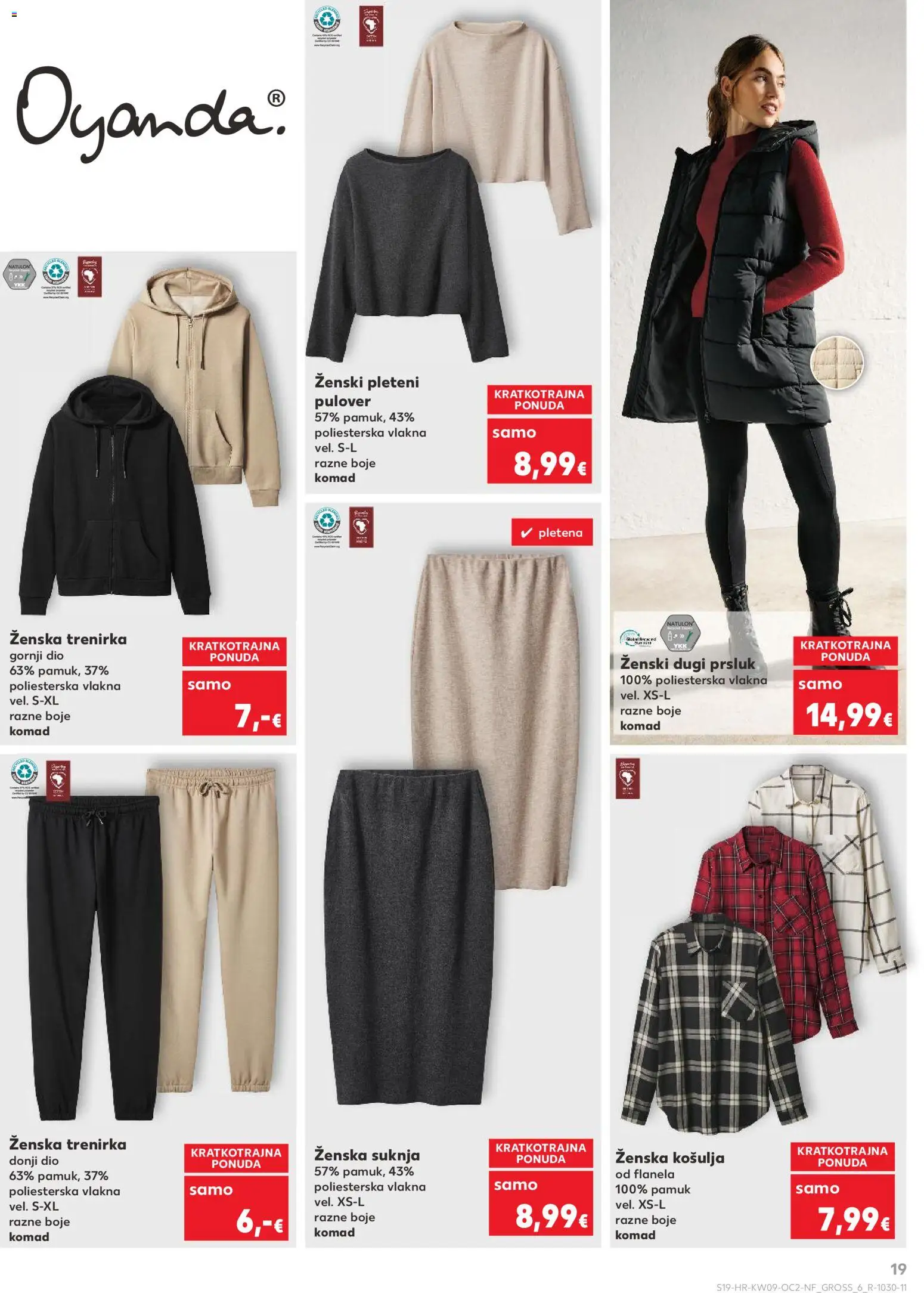 Kaufland katalog | vrijedi od 25.02.2026 | Stranica: 19 | Proizvodi: Košulja, Prsluk, Trenirka