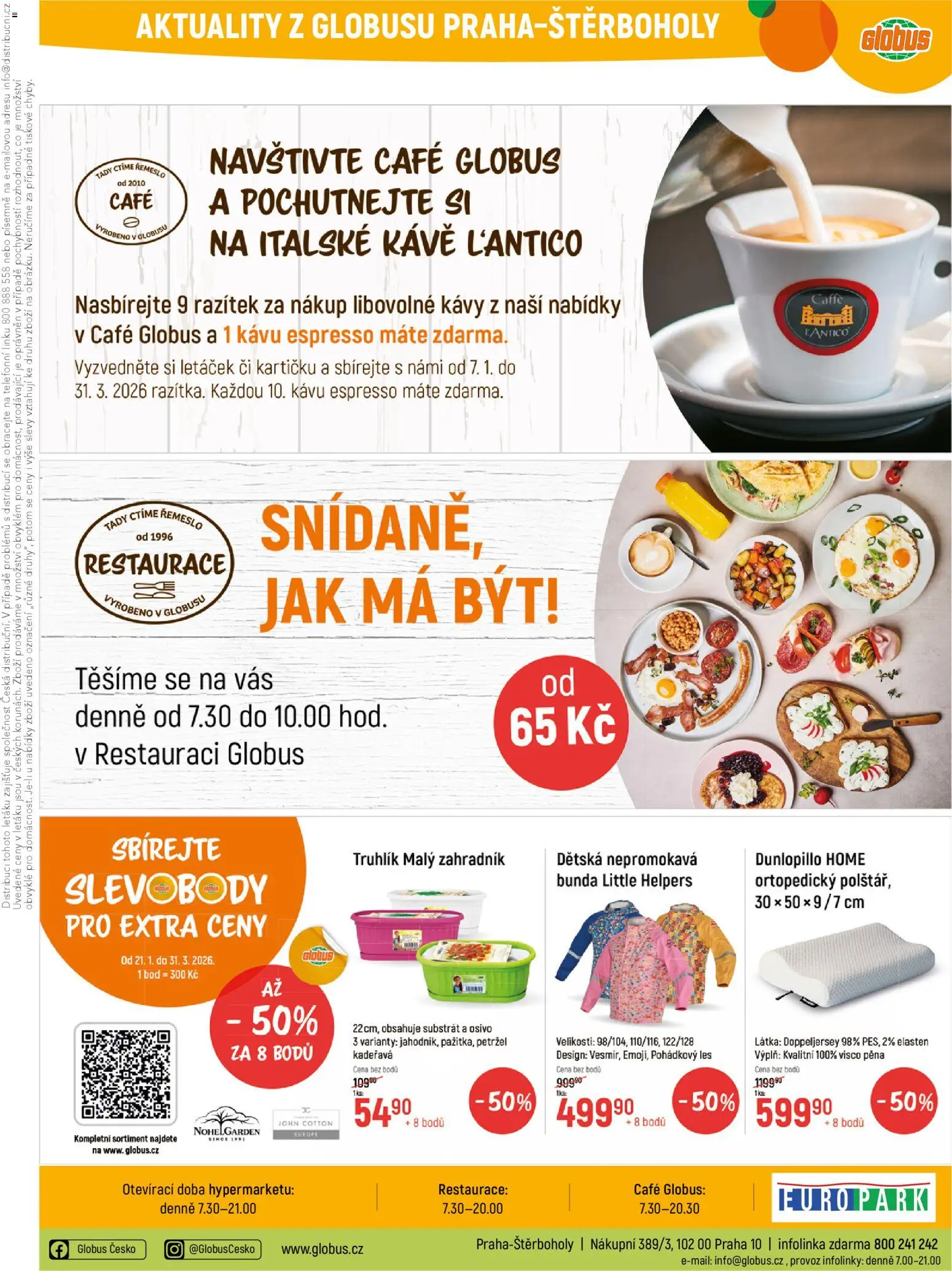 Globus leták - Praha-Štěrboholy od 21.01.2026 | Strana: 26 | Produkty: Truhlík, Bunda, Globus, Substrát