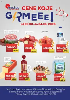 Medius cene koje grmeee  - pregled Medius kataloga - važi od 22.08.2025