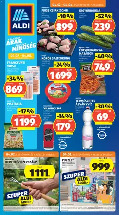 Aldi akciós újság - amely érvényes a következő dátumtól: 02.04.2026