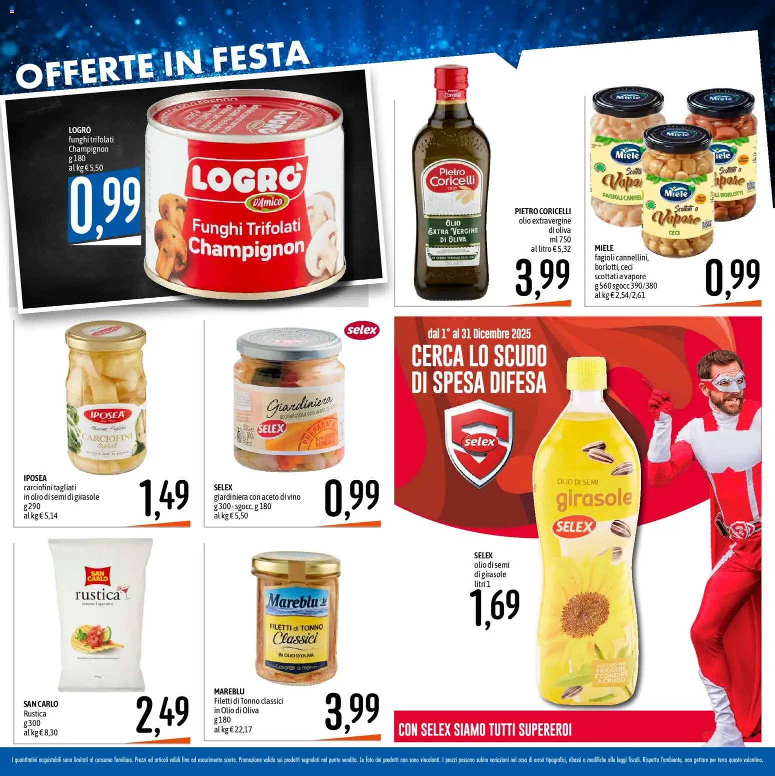 Volantino Emisfero del 27.11.2025 | Pagina: 2 | Prodotti: Ceci, Fagioli, Funghi, Tonno