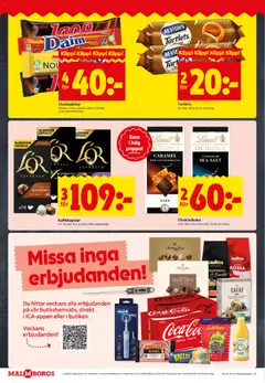 ICA Kvantum - Malmö - Förhandsvisning av reklamblad från butik ICA Kvantum aktuell från 03.11.2025 | Sida: 8 | Produkter: Pool, Salt, Chokladkaka, Kaffekapslar
