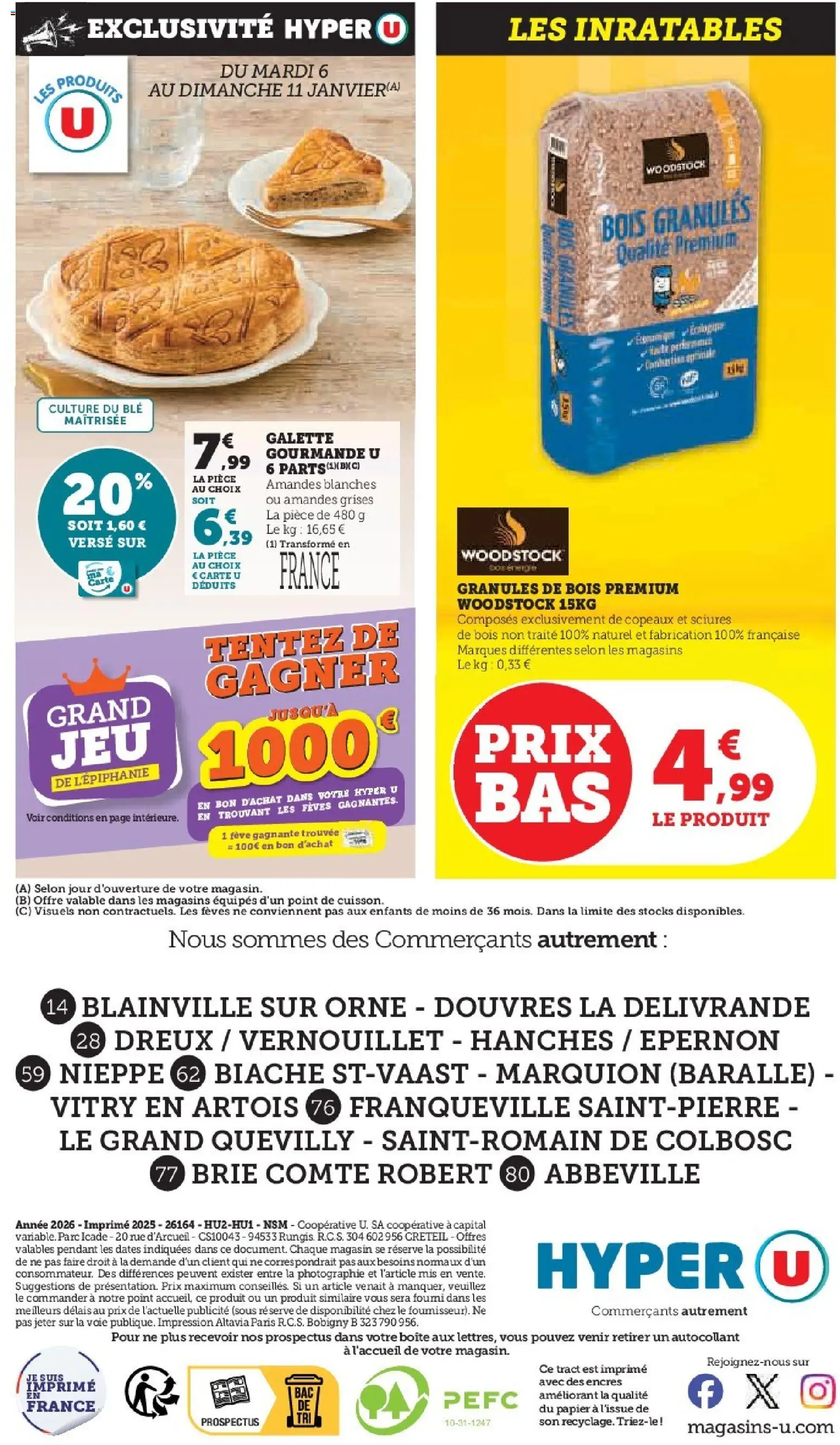 {H1} | Page: 72 | Produits: Fève, Granules de bois, Brie, Amandes