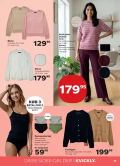 Kvickly - Tilbudsavis gyldig fra 06.02.2026 | Side: 37 | Produkter: Bukser, Cardigan, Bluse