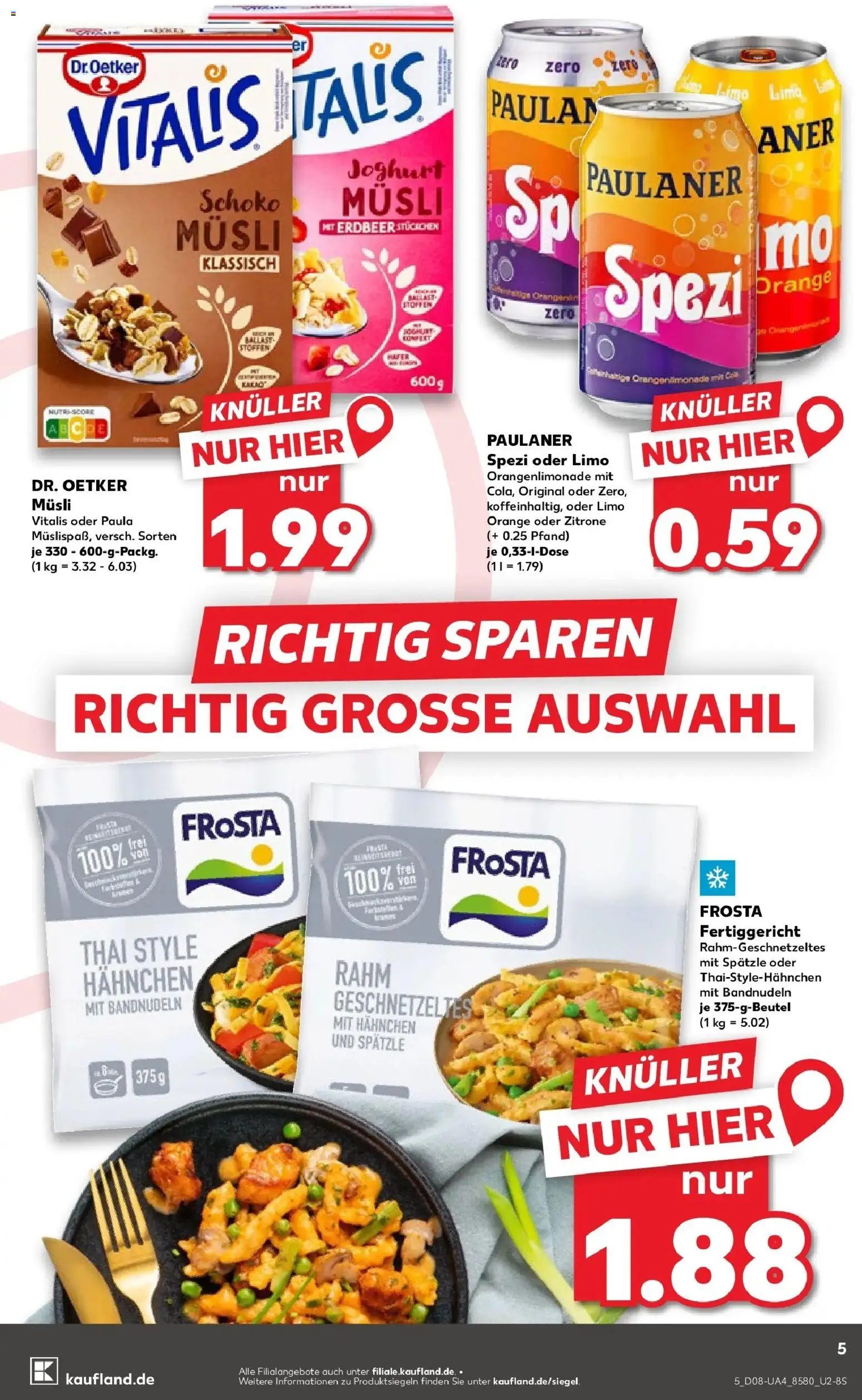 Kaufland prospekt Waldshut-Tiengen	 – gültig ab 19.02.2026 | Seite: 13 | Produkte: Musli, Hahnchen, Joghurt, Paulaner