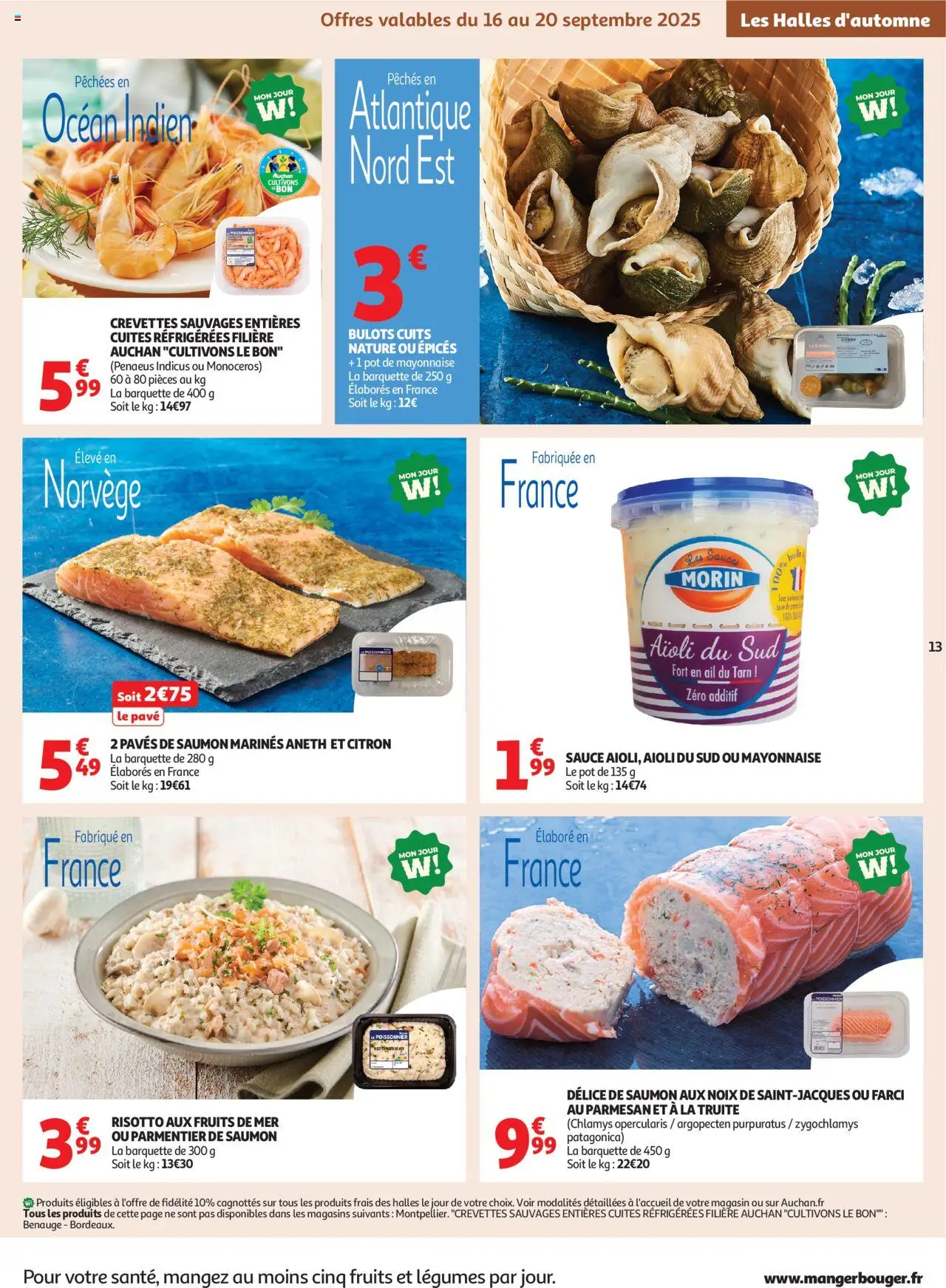  | Page: 13 | Produits: Fruits de mer, Citron, Saumon, Noix