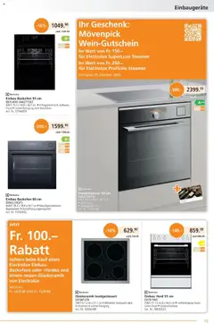 Fust Aktionen ab 22.09.2025 gültig | Seite: 15 | Produkte: Backofen, Herd, Grill